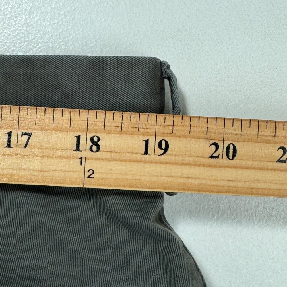 Peter Millar Twill Chino Pants Gray Cotton Straight Golf Men Size 38 (38x30) - Picture 6 of 10